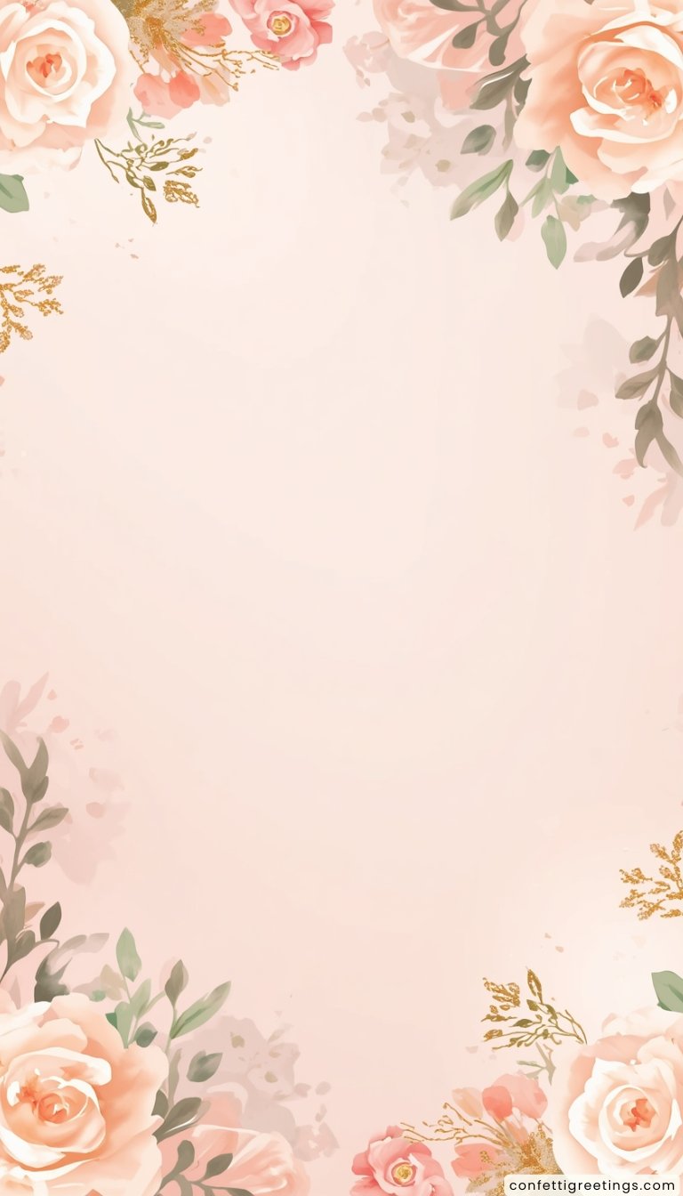 free ecards-virtual greeting cards- pink background with floral border