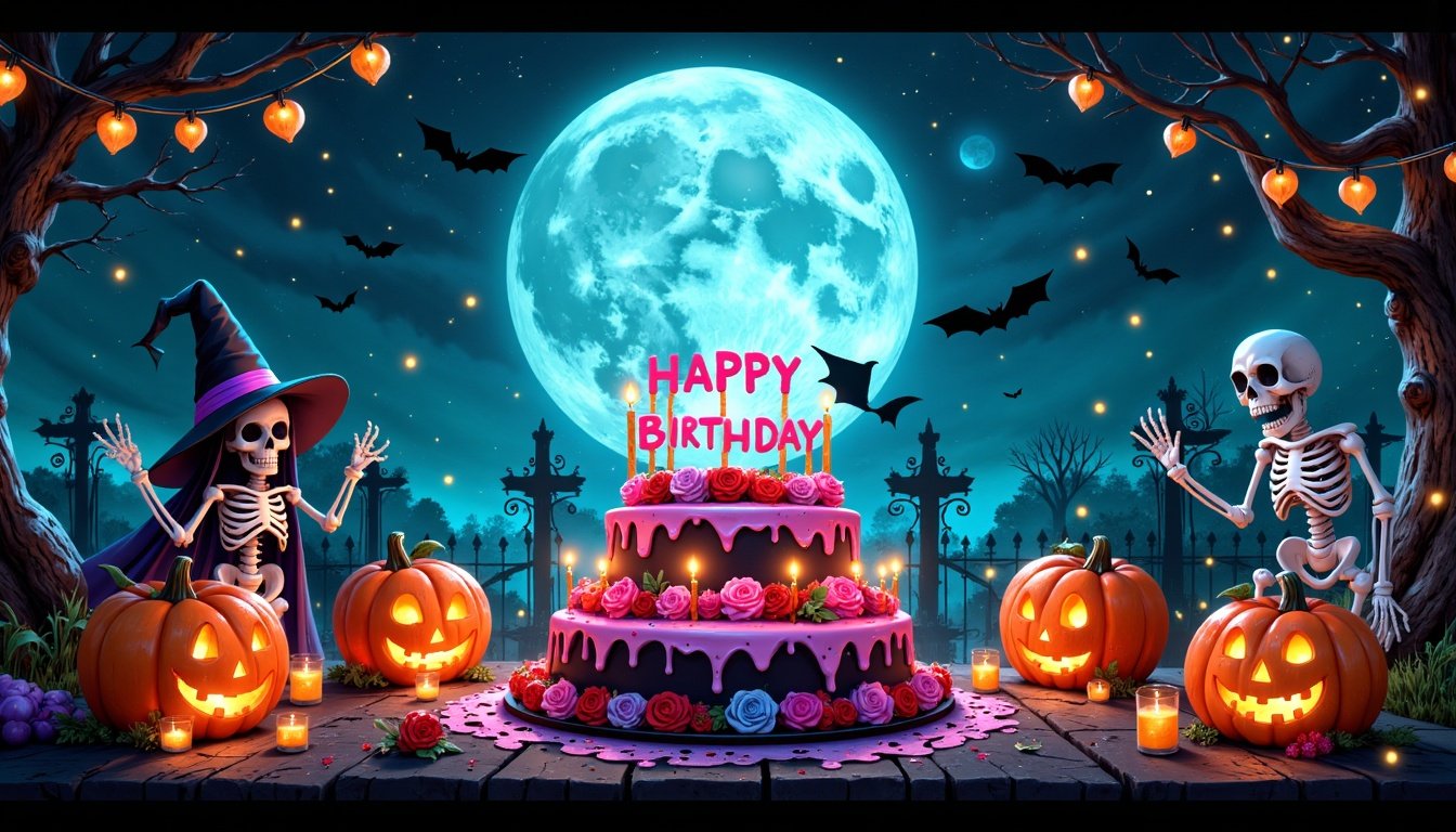 Happy Birthday Halloween Wishes and Greetings