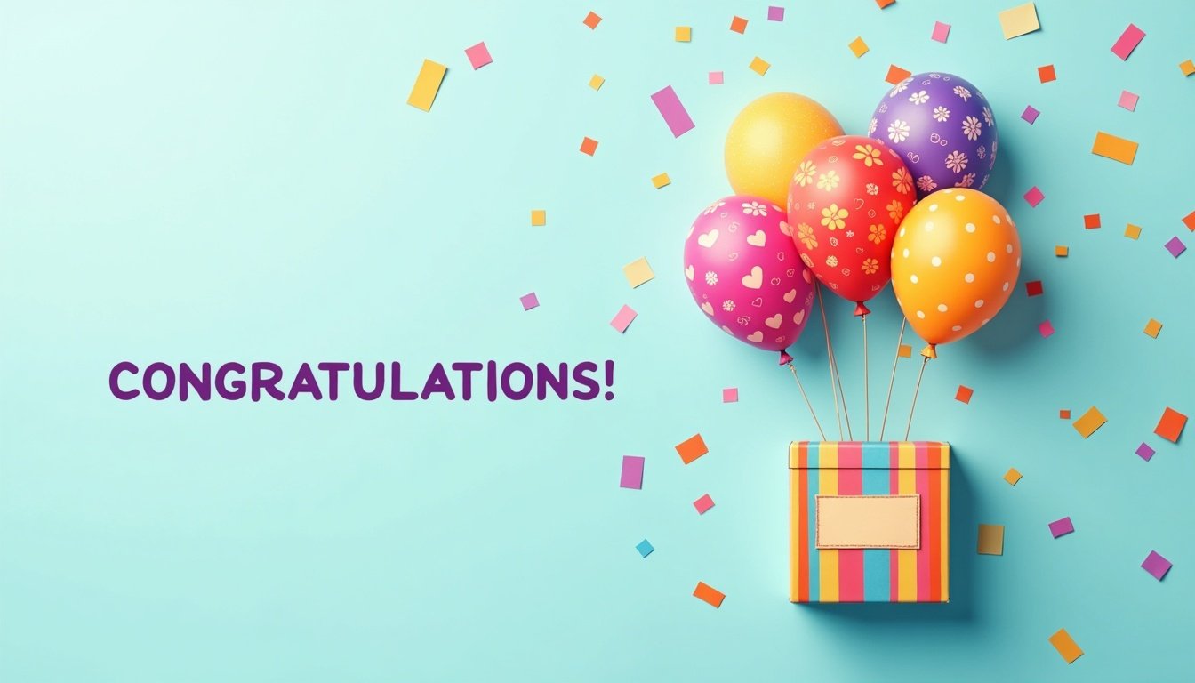 Congratulations Messages for Every Occasion colorful balloons