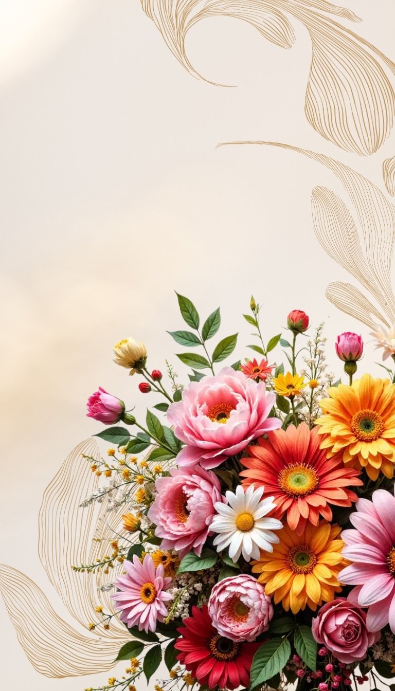 free ecards-virtual greeting cards-design vibrant flowers