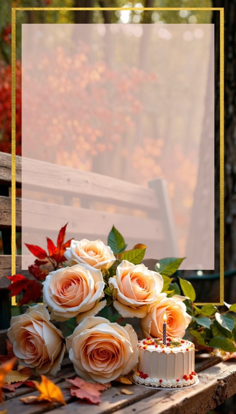 free ecards-virtual greeting cards-peach roses on a bench