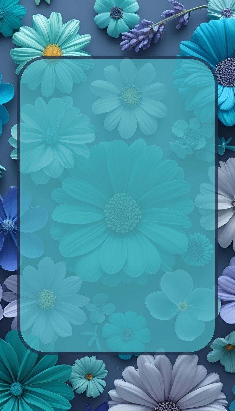 free ecards-virtual greeting cards- turquoise blue flowers