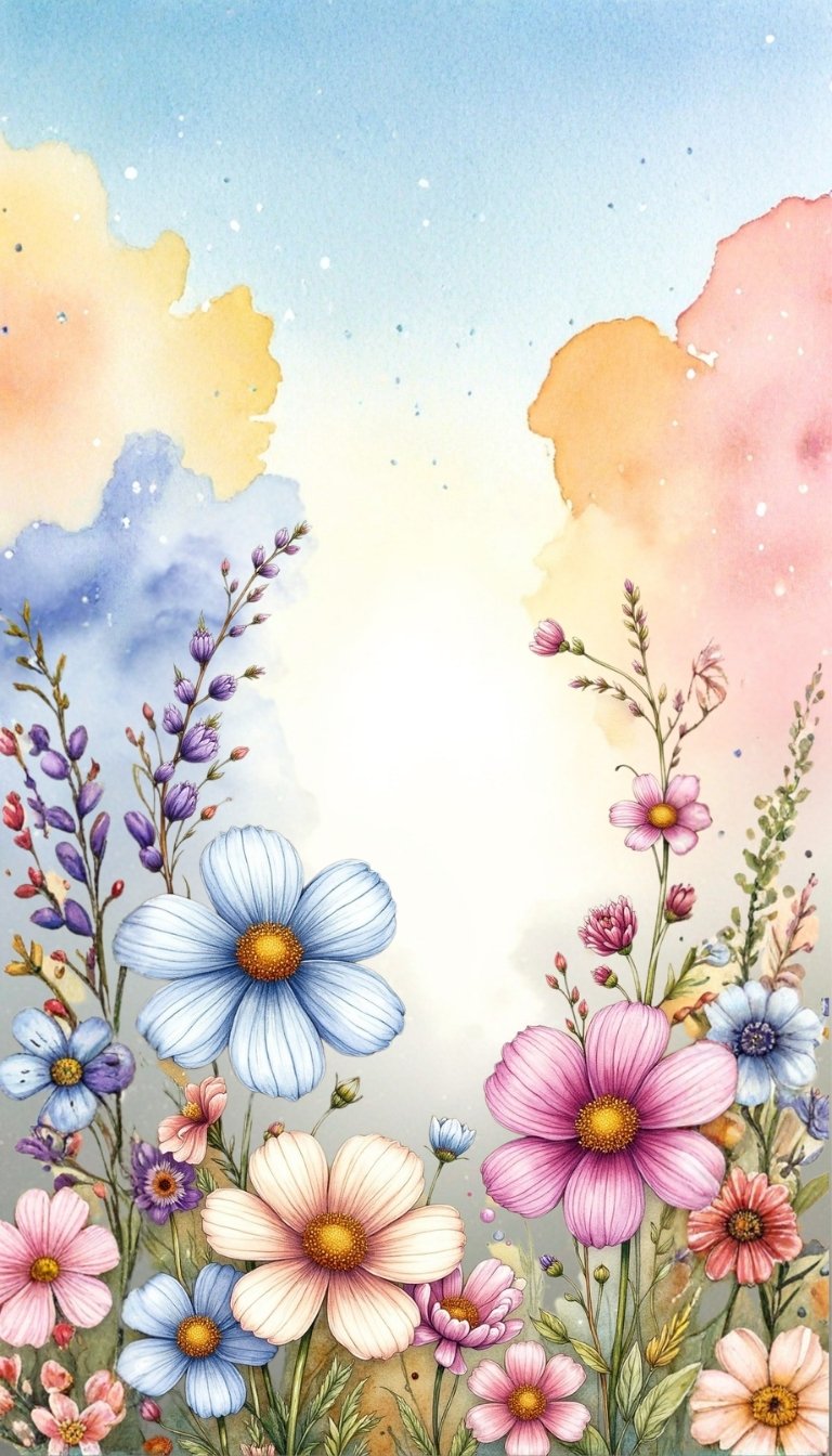 free ecards-virtual greeting cards-watercolor background