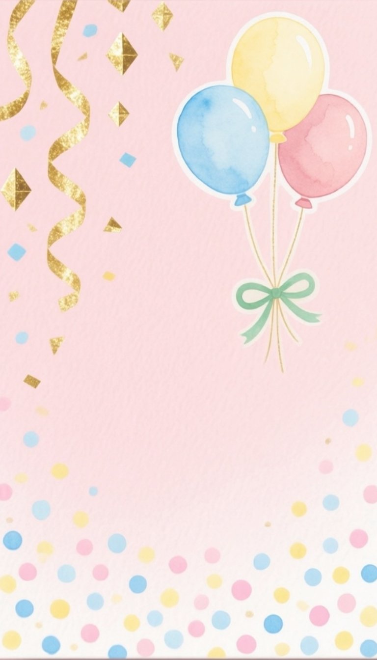 free ecards-virtual greeting cards-pink background with pastel balloons