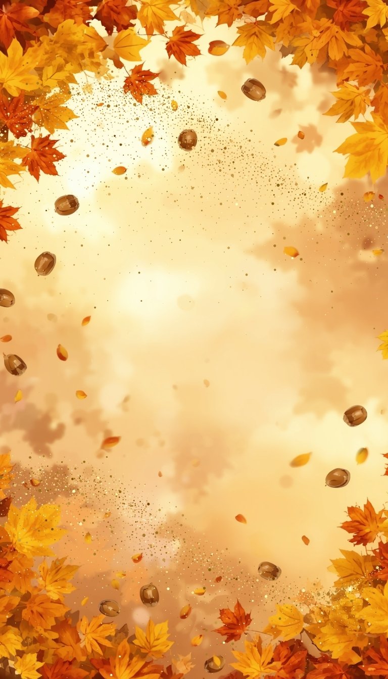 free ecards-virtual greeting cards- fall leaves background