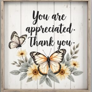 rustic Appreciation Messages
